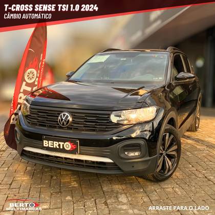 VOLKSWAGEN T-CROSS 1.0 200 TSI TOTAL FLEX SENSE AUTOMÁTICO VOLKSWAGEN T-CROSS 1.0 200 TSI TOTAL FLEX SENSE AUTOMÁTICO
